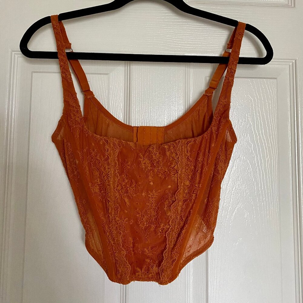 Urban Outfitters out from under lace corset top